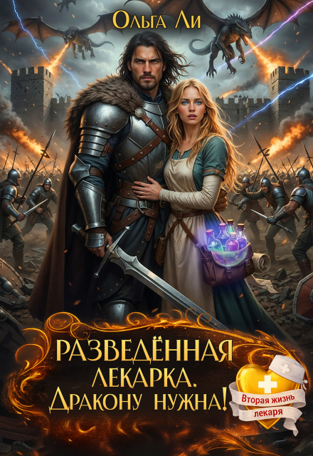 «Разведённая лекарка. Дракону нужна!» Ольга Ли